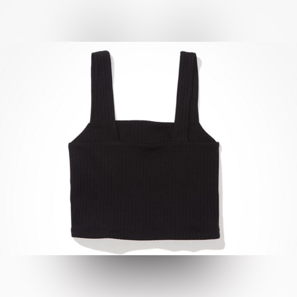AE Cropped Square-Neck Tank Top - Picture 4 of 8